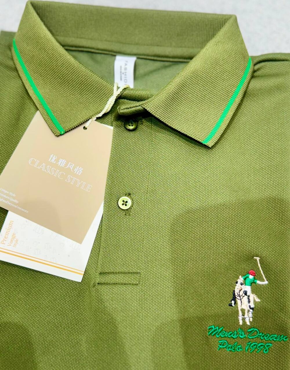 CLASSICAL POLO EMBROIDERY T-SHIRT - Image 14