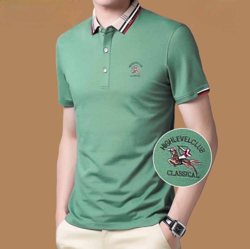 CLASSICAL POLO EMBROIDERY T-SHIRT - Image 2